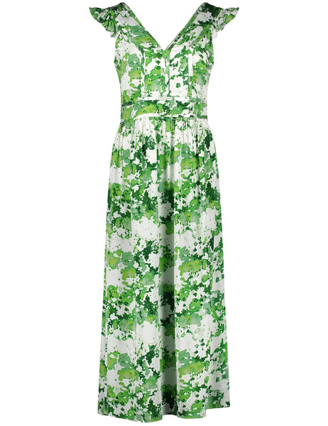 Ärmelloses Kleid mit Rüschen