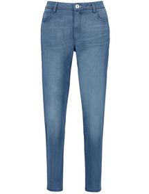 HOSE JEANS VERKUERZT SKINNY - 08939/MID BLUE DENIM