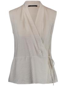 BLUSE OHNE ARM - 09700/OFFWHITE