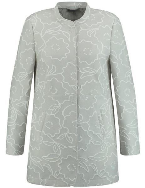 BLAZER LANGARM - 02002/ICE GREY GEMUSTERT