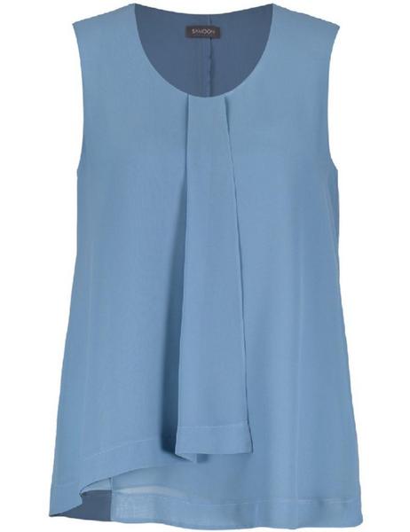 BLUSE OHNE ARM - 08050/LAGOON