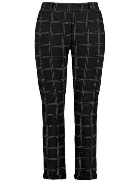 HOSE GEWIRKE / STRIC - 01102/BLACK GEMUSTERT