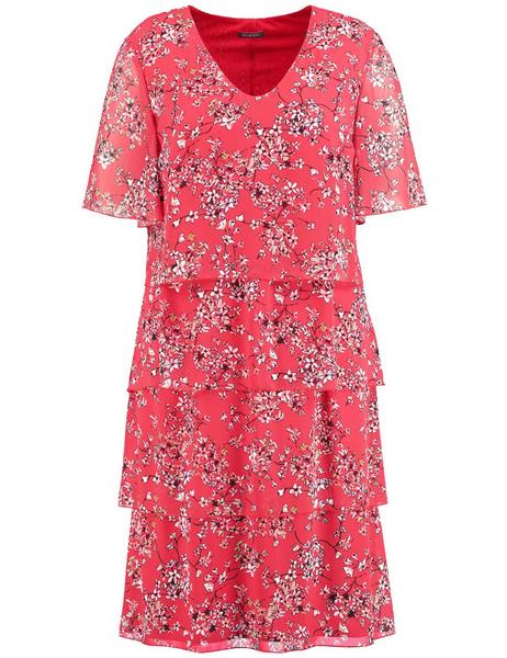 KLEID GEWEBE - 06082/WATERMELON GEMUSTERT