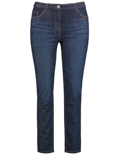 HOSE JEANS VERKUERZT BETTYJEANS - 08989/DARK BLUE