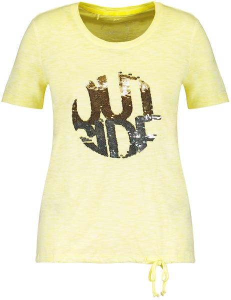 T-SHIRT 1/2 ARM - 04032/LIMELIGHT GEMUSTERT
