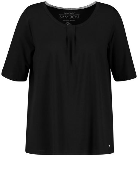 T-SHIRT 1/2 ARM - 01100/BLACK