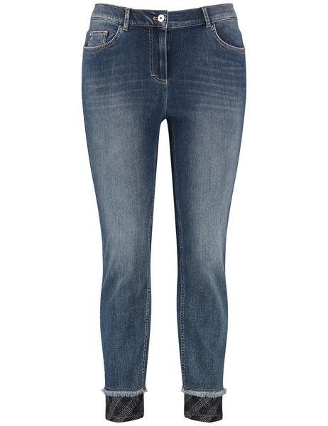 HOSE JEANS VERKUERZT BETTYJEANS - 08979/BLUE DENIM