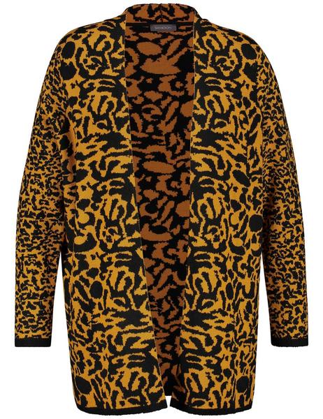 JACKE STRICK - 01102/BLACK GEMUSTERT