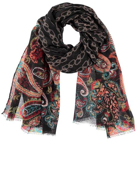 SCHAL - 01102/BLACK GEMUSTERT