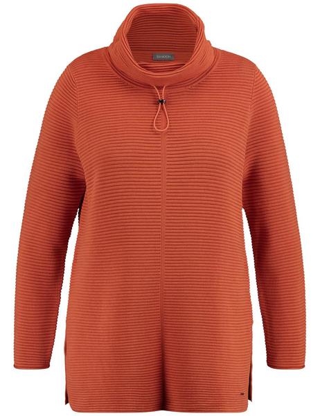 PULLOVER 1/1 ARM - 06320/BURNT GINGER