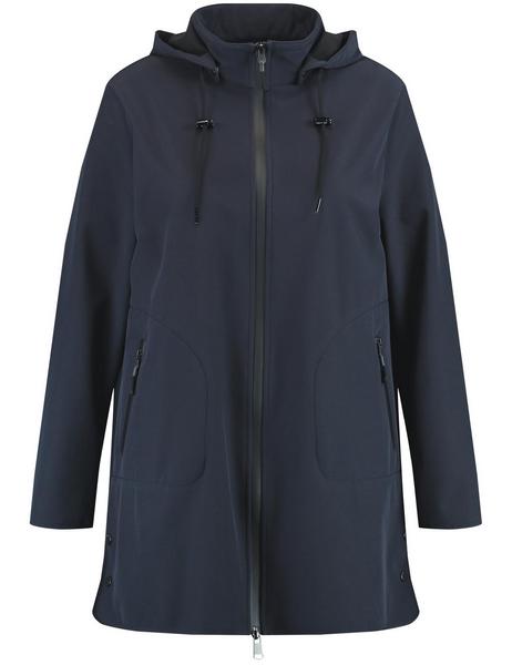 Wind- und wasserabweisende Softshelljacke