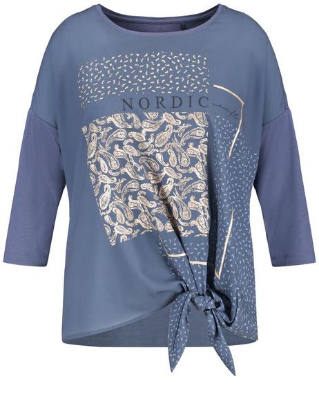 3/4 Arm Shirt mit Paisley-Print EcoVero