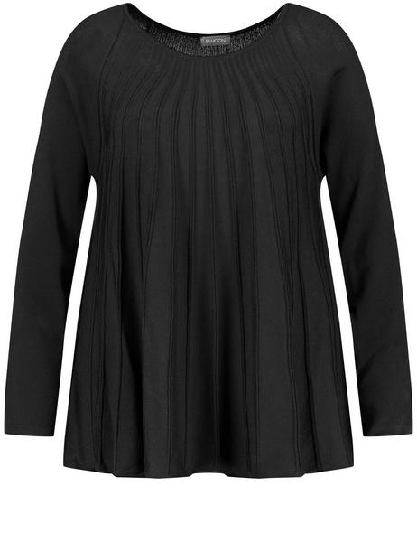 PULLOVER 1/1 ARM - 01100/BLACK