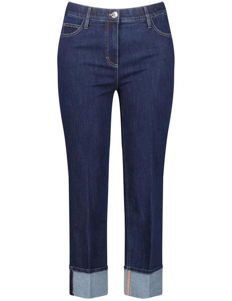 HOSE JEANS VERKUERZT BETTYJEANS - 08999/RAW BLUE D