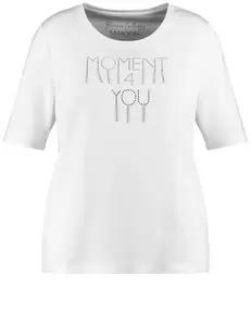 T-Shirt mit Strassstein-Wording