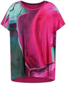 Blusenshirt mit abstraktem Print