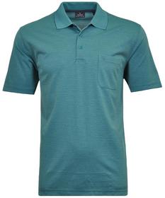 RAGMAN Softknit-Polo fein gestreift