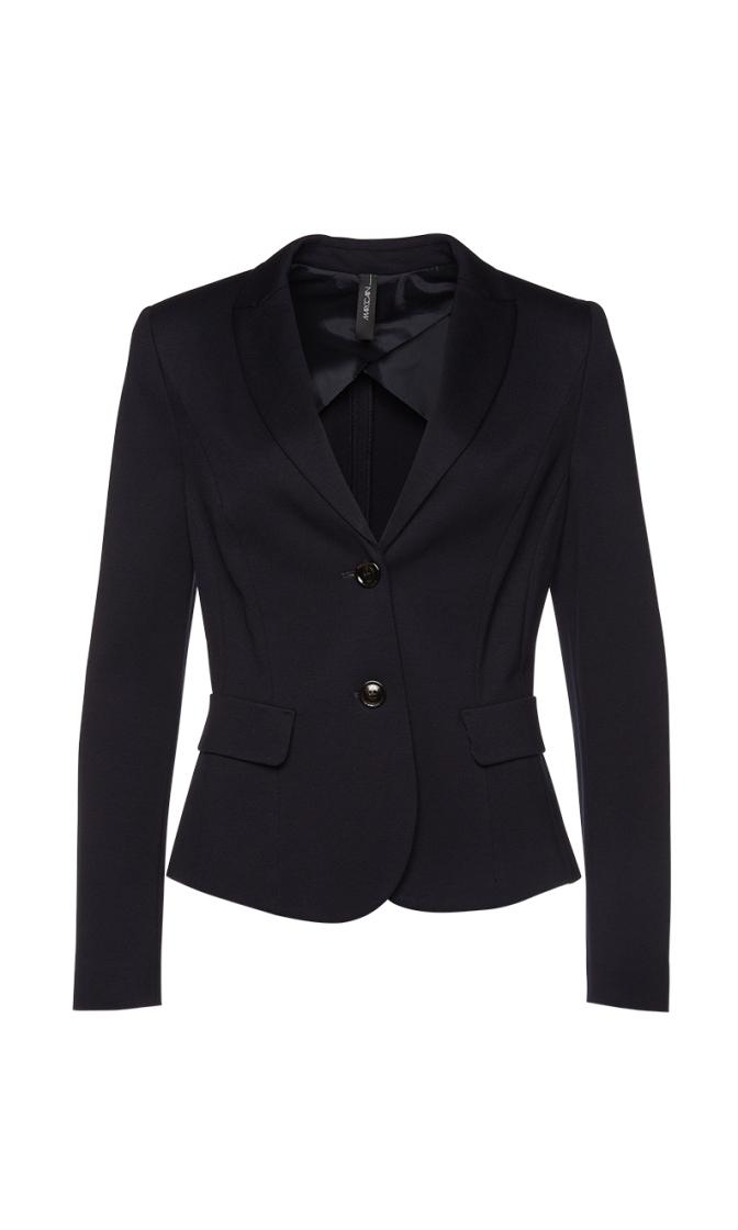 Leichter Blazer aus feinem Jersey female