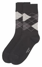 Men Fashion Socks Argyle 2p