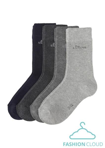 Junior Fashion Socks 4p - 0049/grey combination