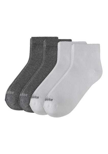 Unisex Classic Quarter 4p - 0001/white combo