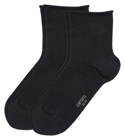 Women cotton fine rolled cuff Socks 2p