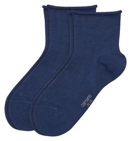 Women cotton fine rolled cuff Socks