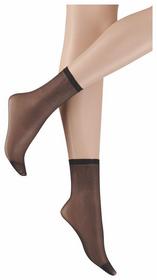 Women Fashion Silky Shimmer 15 DEN Ankle Socks 1p