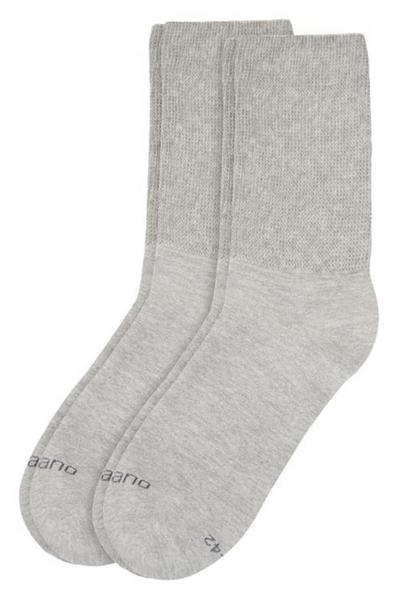 Unisex Super Soft Socks 2p - 9300/light grey melan