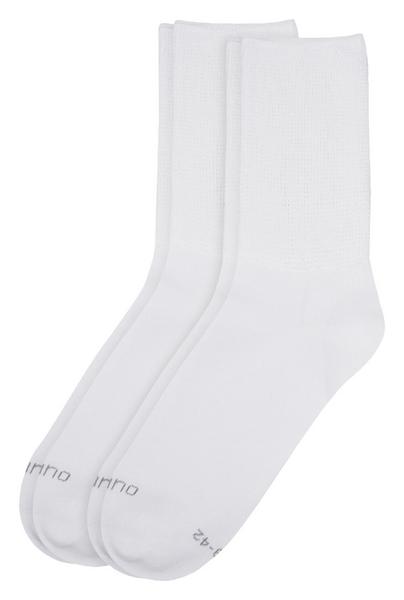Unisex Super Soft Socks 2p - 1000/white