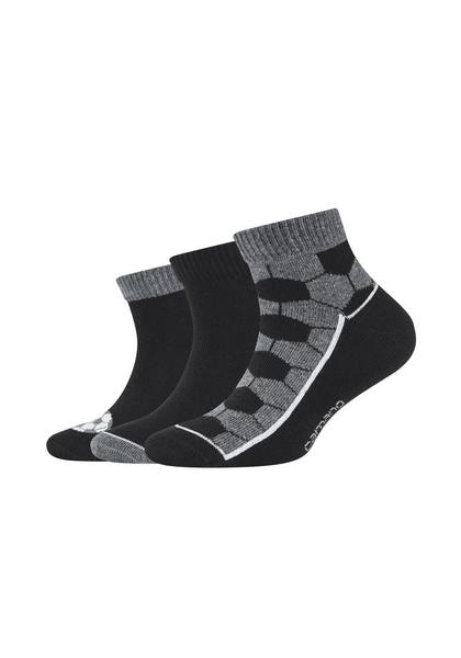 Children organic cotton quarters 3p - 9999/black