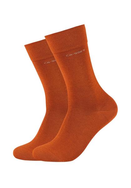 Unisex ca-soft Socks 2p - 8610/rust
