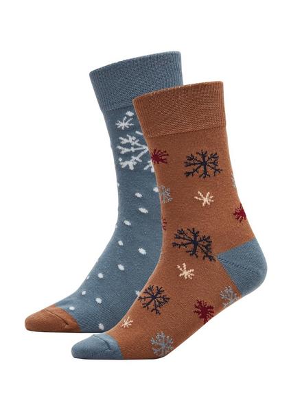 Unisex essentials x-mas Socks in Bo - 5294/blue fu