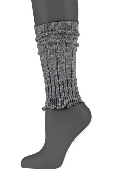 Women wool-mix Arm-/Legwarmer 1p - 9700/dark grey