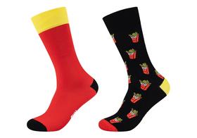 Unisex organic cotton Motifs Socks 2p