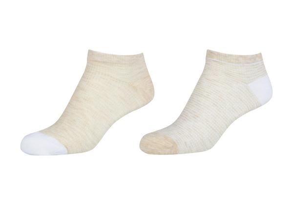 Women silky feeling mini stripes Sn - 1000/white