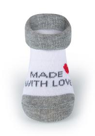 Baby ca-soft organic Socks in Heart - 3330/poincia