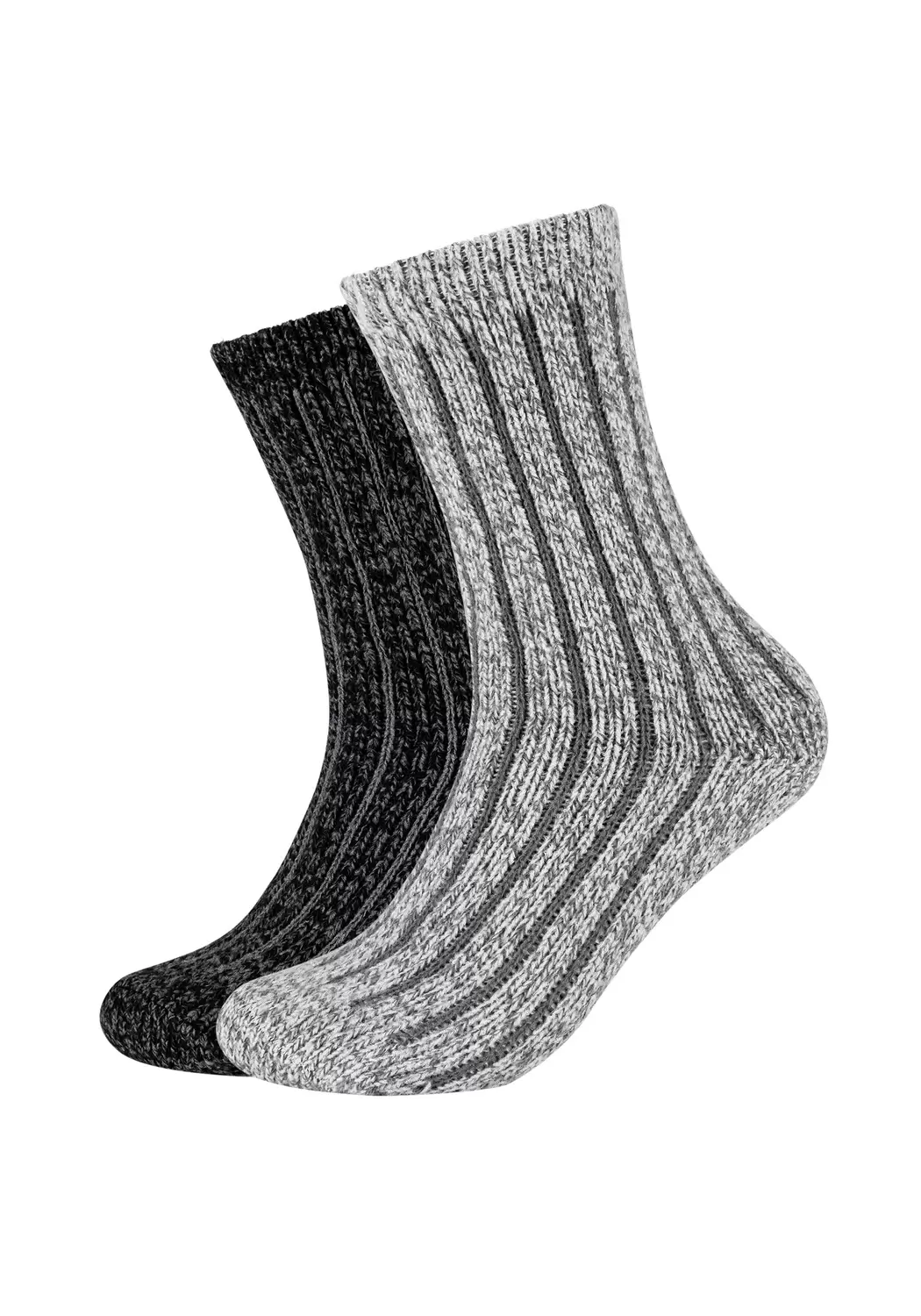 Unisex hygge sustainable rib Socks - 9700/dark gre