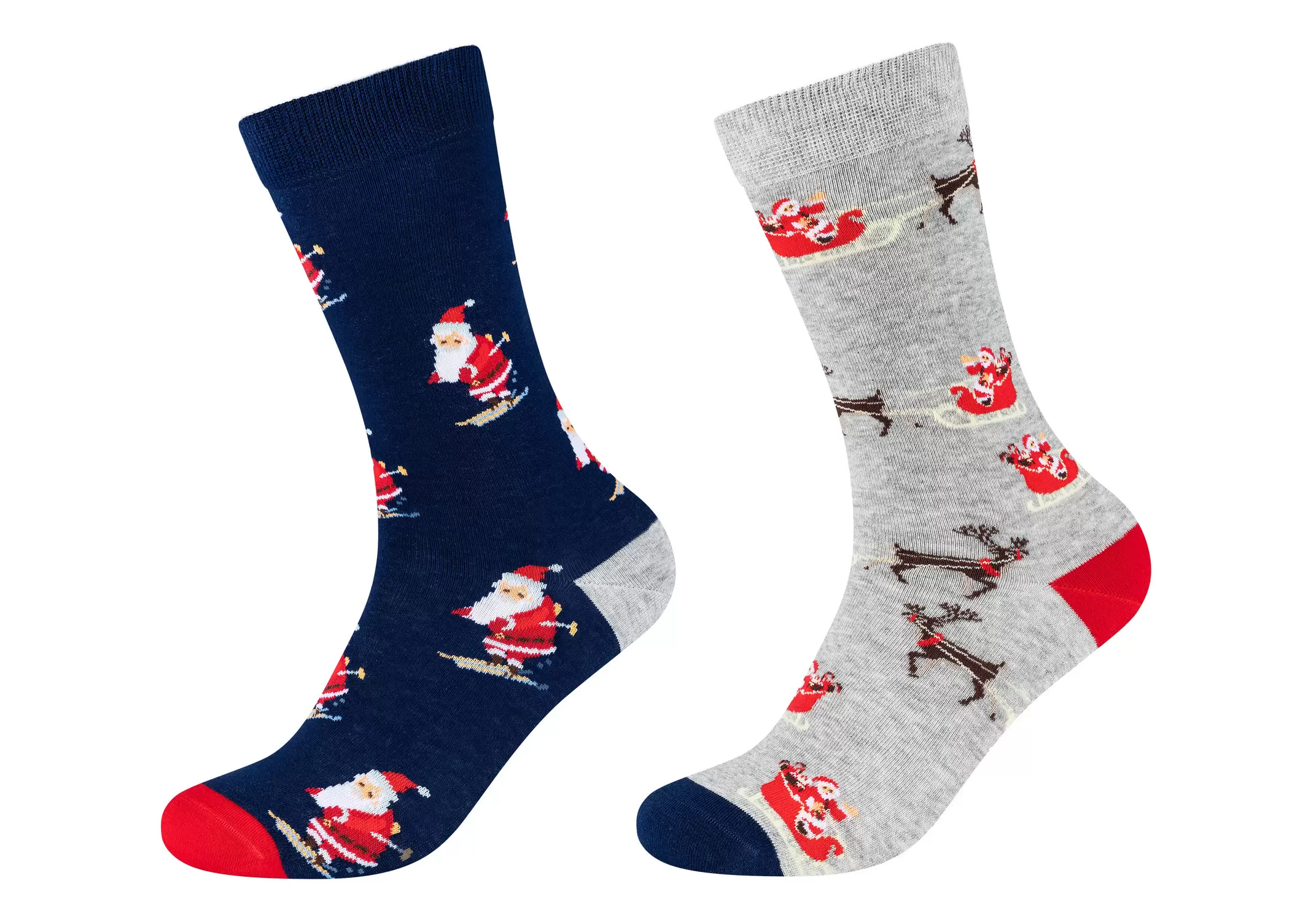 Unisex organic cotton motifs Socks 2p