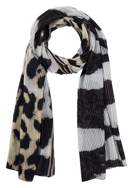 Schal - 998/schwarz gemustert