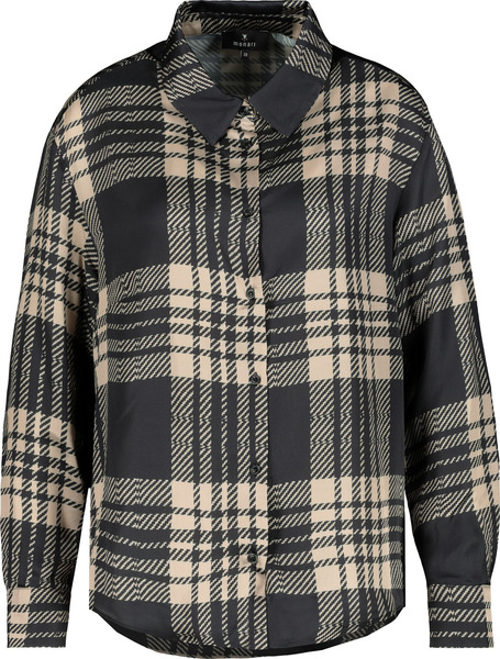 Bluse - 901/anthrazit gemustert