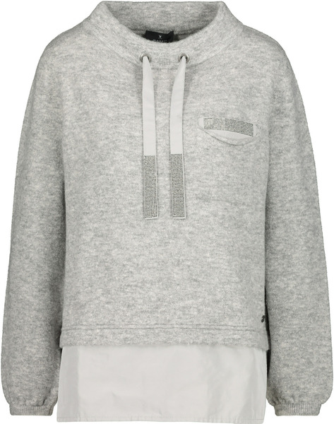 Pullover - 826/silber grau melange