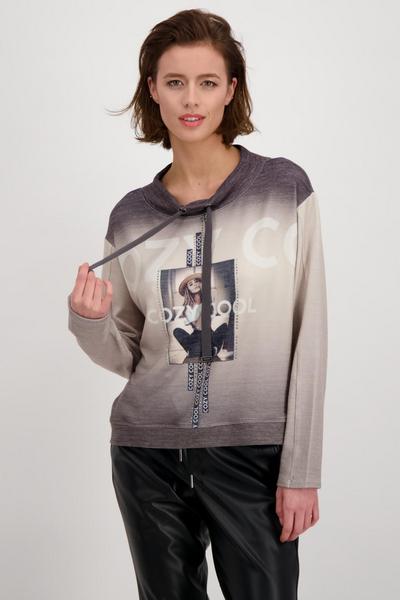 Pullover - 144/sand gemustert