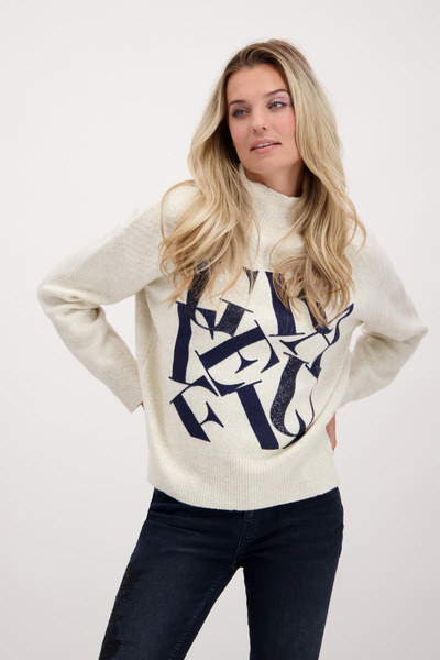 Pullover - 233/concrete melange