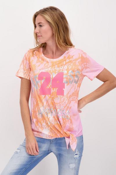 T-Shirt - 442/melone gemustert