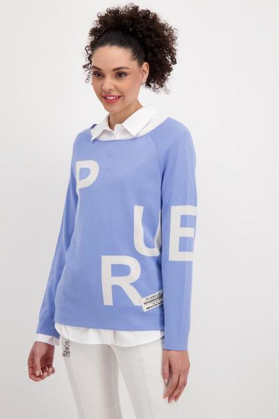 Pullover - 679/aqua blue