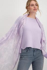 Schal, light purple gemustert