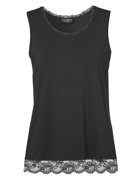 Top Rundhals - 100/schwarz