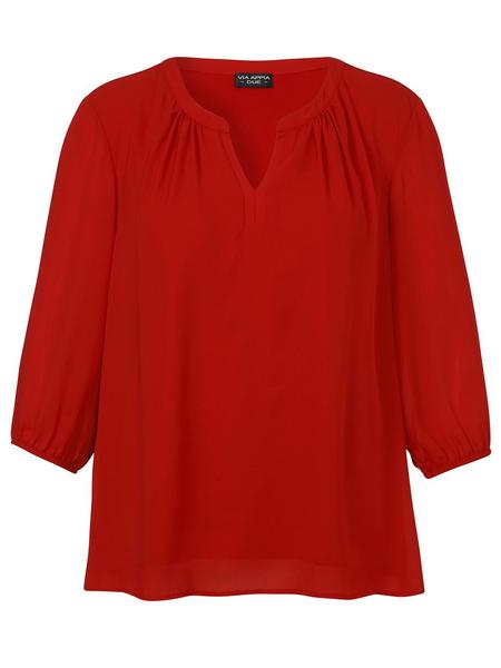 Bluse Rundhals 3/4 Arm