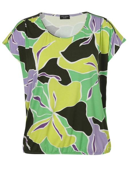 T-Shirt Rundhals 1/2 Arm Druck - 553/gr